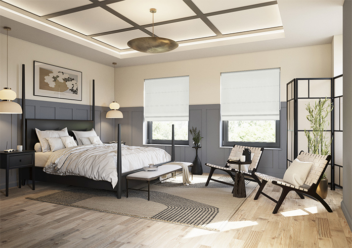 Norleigh, Soft Grey - Roman Blind - Image 6